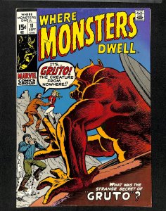 Where Monsters Dwell #11 (1971)
