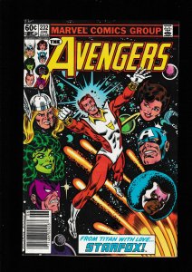 The Avengers #232 Newsstand (1983) VFN/NM / STARFOX JOINS