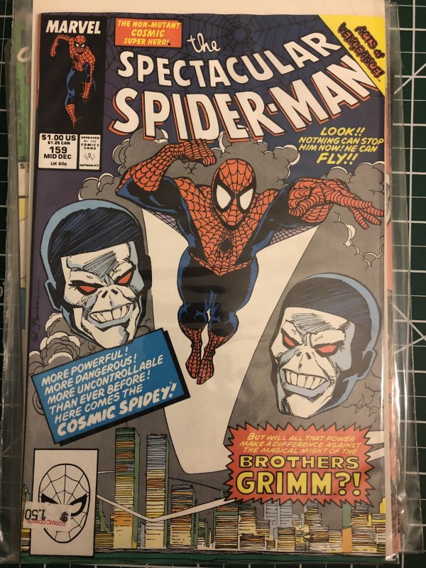 Spectacular Spider-Man #133 137 158 159 (x2) 160 161 162 163 172 199 201