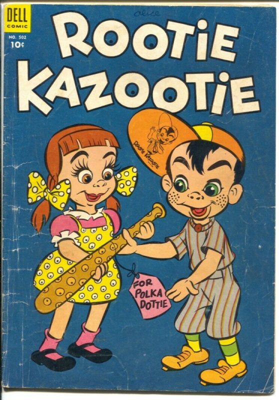 Rootie Kazootie-Four Color Comics-#502 1953-Dell-TV series-G+