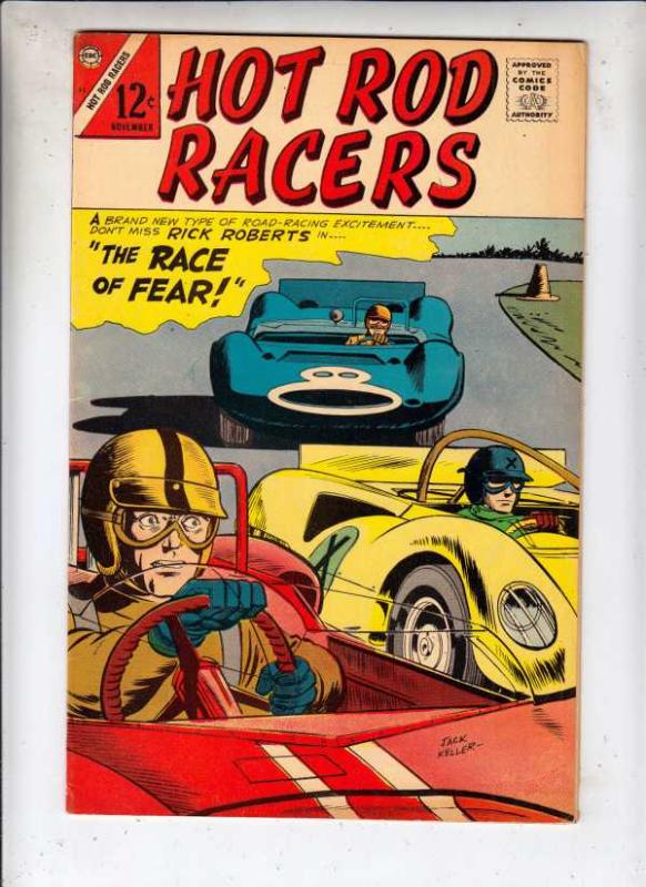 Hot Rod Racers #11 (Nov-66) FN/VF Mid-High-Grade Rick Roberts, Clint Curtis