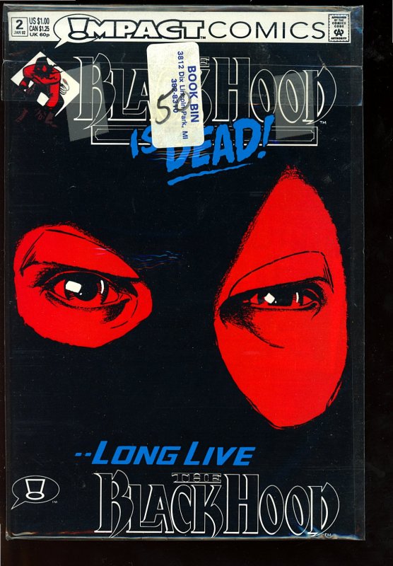 The Black Hood #2 (1992)  ***Label on bag not on Comic***