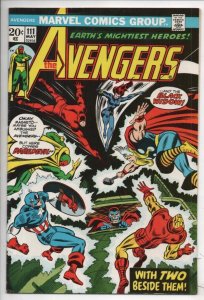 AVENGERS #111, VF+, Magneto, Thor, Iron Man, Captain America, 1963 1973
