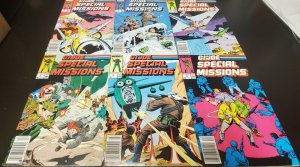 6PC GI JOE SPECIAL MISSIONS LOT (8.0) #5-10!! 1988