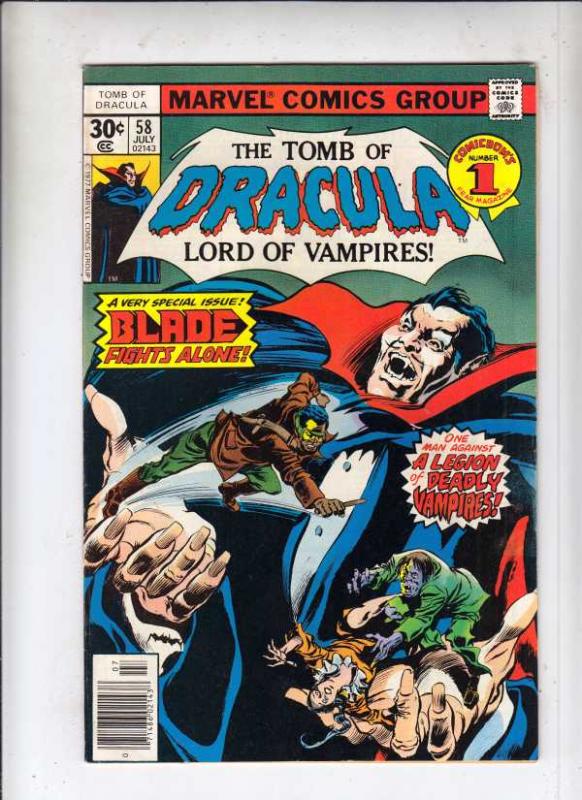 Tomb of Dracula #58 (Jul-77) VG/FN Mid-Grade Dracula