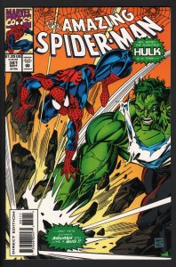 AMAZING SPIDER-MAN #381-MARVEL COMICS NM-HULK