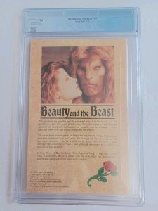Beauty and the Beast #3 - TV Show-  1993 - CGC 9.6