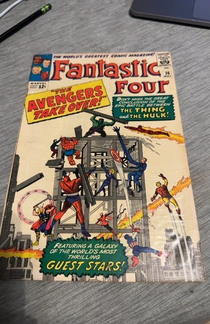 Fantastic Four #26 (1964)avengers/ff4/hulk see description