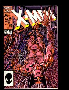 10 Uncanny X-Men Marvel Comics # 203 204 205 206 207 208 209 214 215 216 SM13