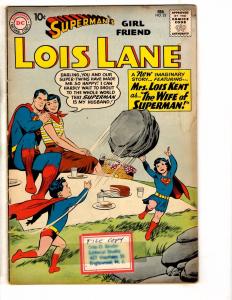 Superman's Girlfriend Lois Lane # 23 VG DC Comic Book Silver Age Superboy J241