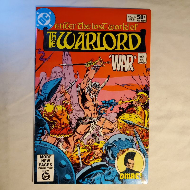 Warlord 42 Very Fine Cover by Mike Grell