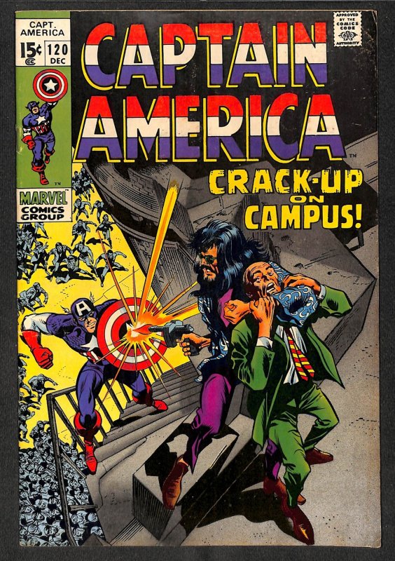 Captain America #120 VG+ 4.5 Marvel Comics