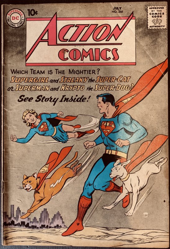 Action Comics #266 (1960) Super Pets Key