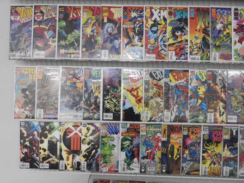 Huge Lot 130+ Comics W/ X-Men, Excalibur, Thor, Hulk+ Avg VF Condition!