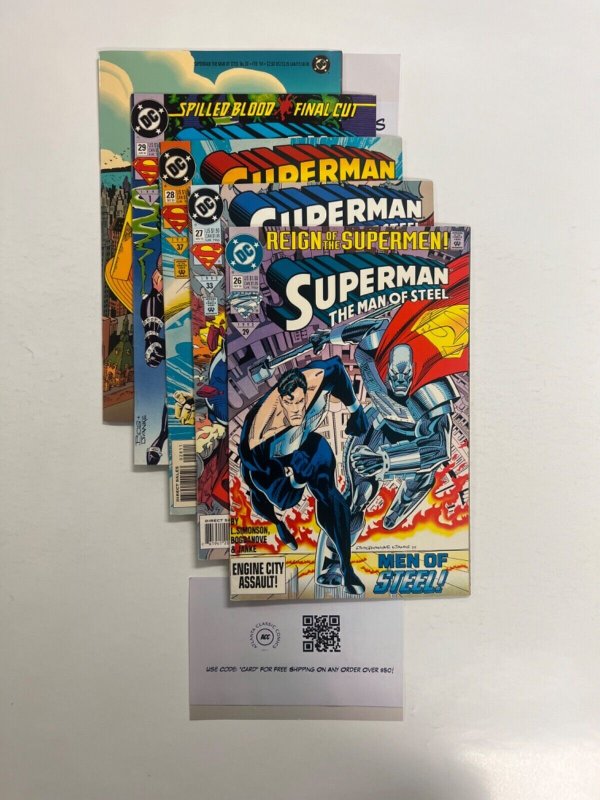 5 Superman DC Comic Books # 26 27 28 29 30 Wonder Woman Batman Robin 22 JS31