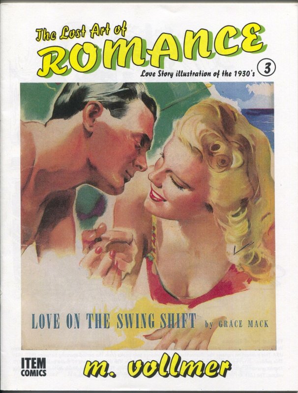 Lost Art of Romance #3 1999-reprints romance pulps art-limited print