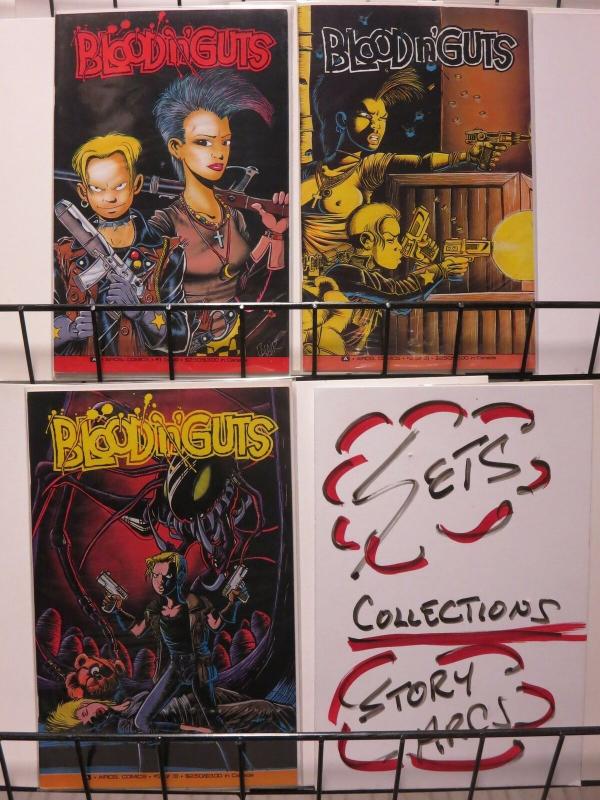 BLOOD N GUTS (1990 AI) 1-3 THE SET!