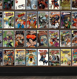 Huge Lot 150+ Comics with Robin, Action Comics, Superman, Archie& & More!