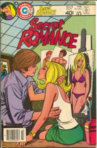 Secret Romance #48 1980-spicy Bolles cover-headlights-provocative poses-FN/VF