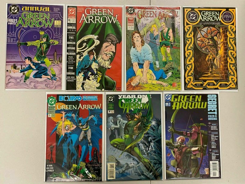 Green Arrow lot from:#1-7 Annual + Special 7 different books 6.0 FN (1988-'95)