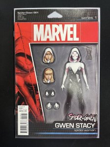 Spider-Gwen #1 NM Action Figure Variant 2015 Marvel Comics C299