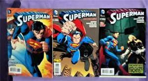 DC New 52 Geoff Johns SUPERMAN #32 - 52, Annual 3 John Romita jr (DC,  2014)! 