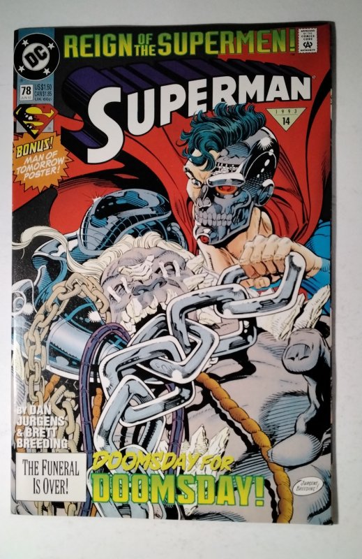 Superman #78 DC Comic Book J759