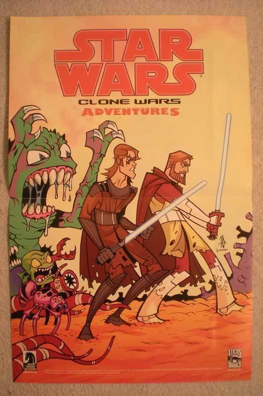 STAR WARS CLONE WARS / LULU Promo Poster, 2007, Unused, more in our store