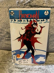 Lot of Two Batwoman 1 Variants Rebirth 2017 Marvel Comics