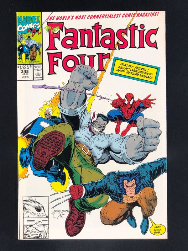 Fantastic Four #348 (1991) Art Adams Classic!