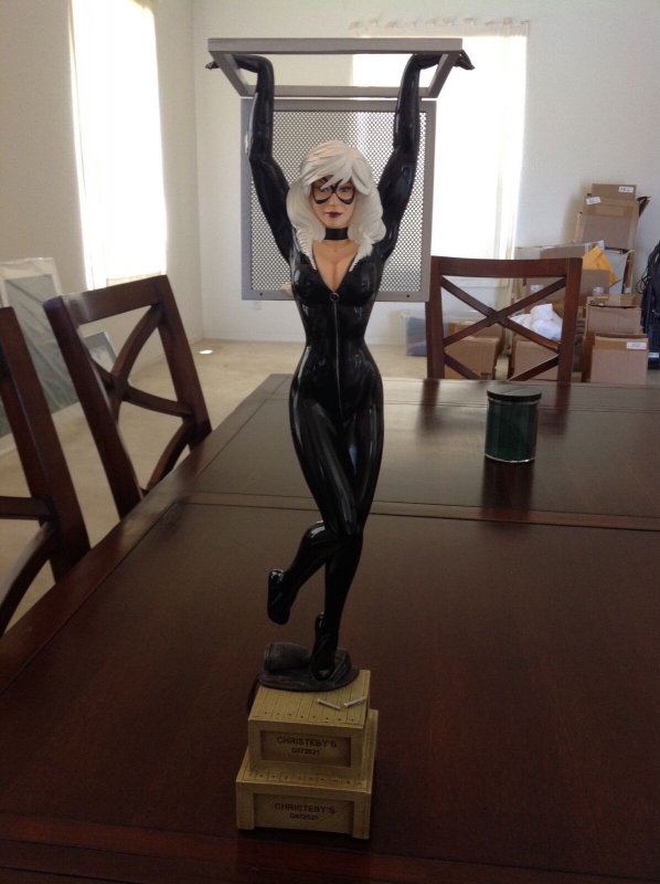 Sideshow Black Cat Comiquette statue MIB #0115/1500 Adam Hughes Spider-Man low #