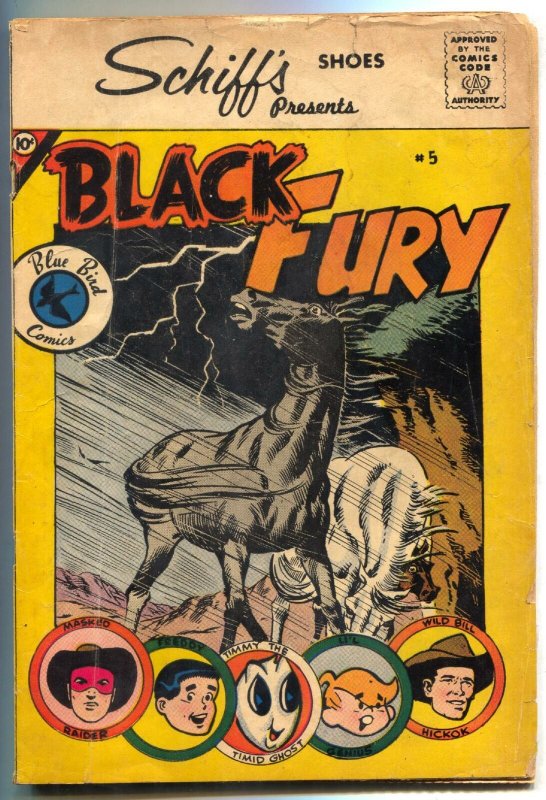 Black Fury #5 1959- Schiff's Shoes Promo- Charlton Western