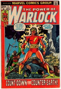 WARLOCK #2 Classic  MIGHTY MARVEL Bronze Age!