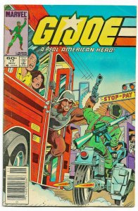 GI JOE#17  FN 1983 NEWSTAND EDITION MARVEL BRONZE AGE COMICS