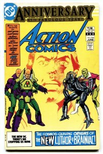 Action #544  Brainiac  First Lex Luthor Armor suit 1983 comic book  VF