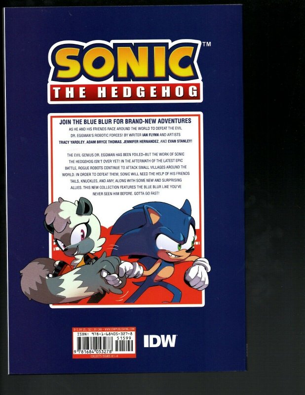 Sonic The Hedgehog Vol. # 1 Fallout! IDW Comic Book TPB Graphic Novel Sega J402