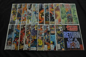 JUSTICE LEAGUE #1-113 + ANNUAL (6.5-9.2) COPPER LOT 1983-86