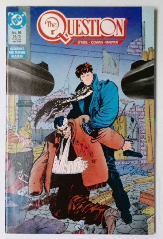 THE QUESTION #16, NM-, O'neil, Cowan, DC, 1987 1988 more DC in store