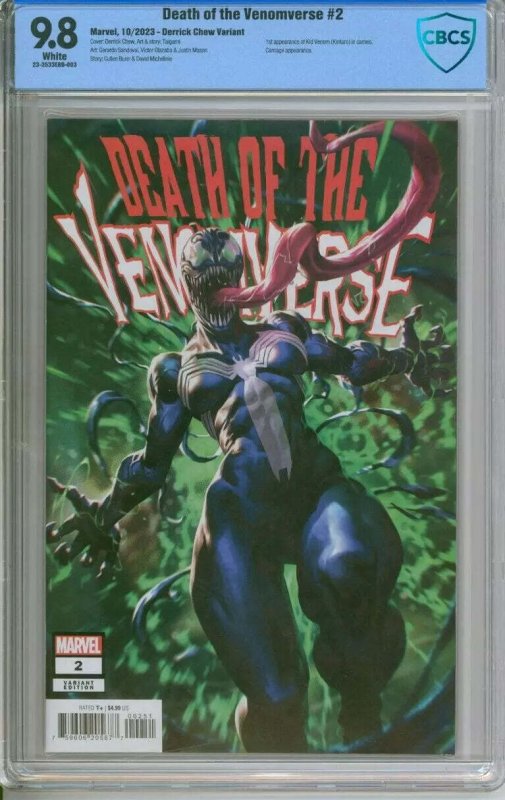 Marvel Comics Death Of The Venomverse #2 CBCS 9.8 1st Appearance Of Kid Venom