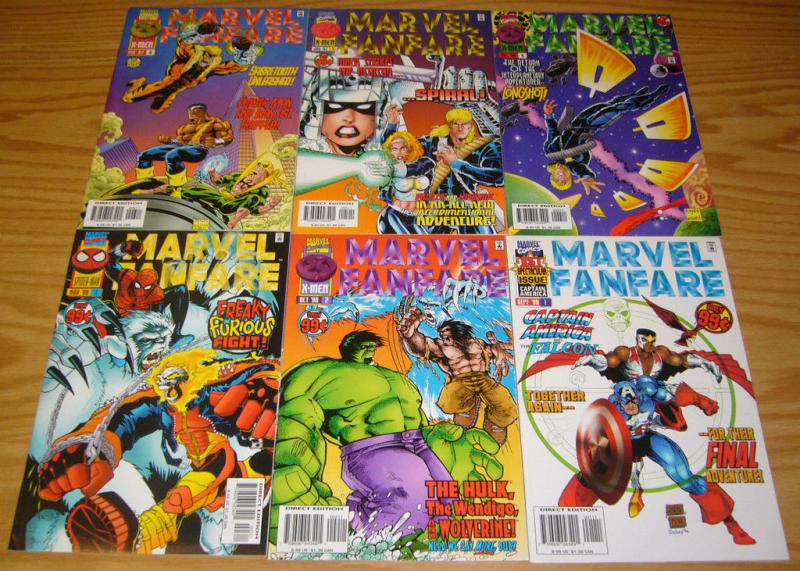 Marvel Fanfare vol. 2 #1-6 VF/NM complete series - hulk vs wolverine - luke cage