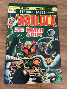 Strange Tales # 179 FN Marvel Comic Book Warlock Starlin 16 J345