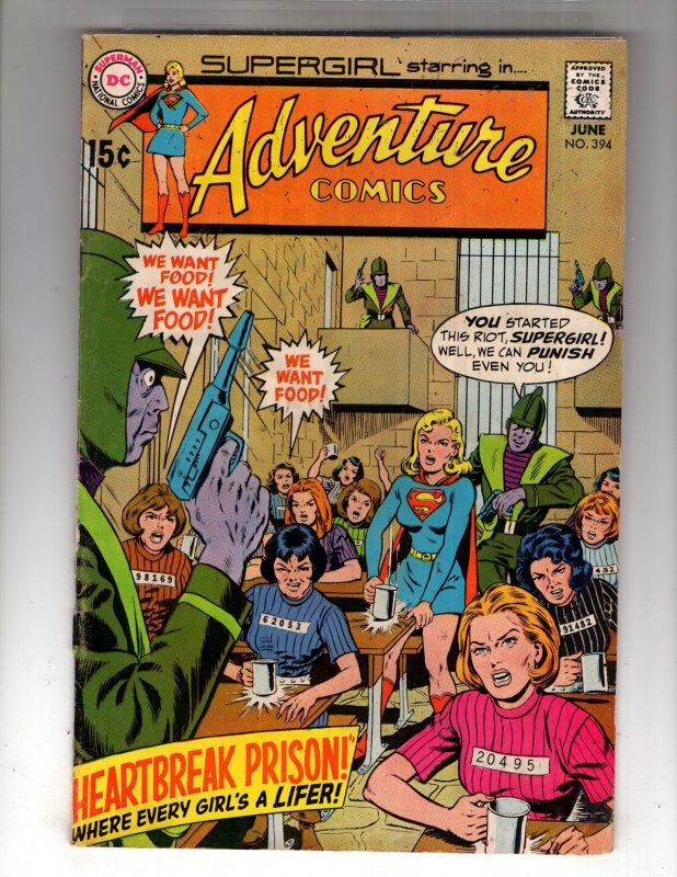 Adventure Comics #394 (1970)  Early bronze Age DC  / HC#1