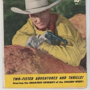 Tom Mix Western 1 Strict 7.0 FN/VF Mid-High-Grade(Jan-48) The Big Bank Robbery !