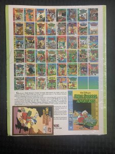 UNCLE SCROOGE ADVENTURES Gladstone #47 by Carl Barks SEALED with Card