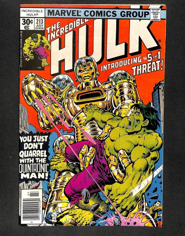 Incredible Hulk (1962) #213