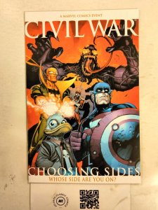 Civil War Choosing Sides #1 VF-NM Marvel Comic Book 3 TJ81