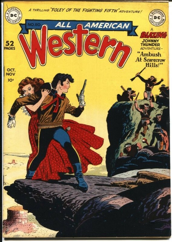 ALL-AMERICAN WESTERN  #110-1949-JOHNNY THUNDER-ALEX TOTH  COVER & STORY ART--... 