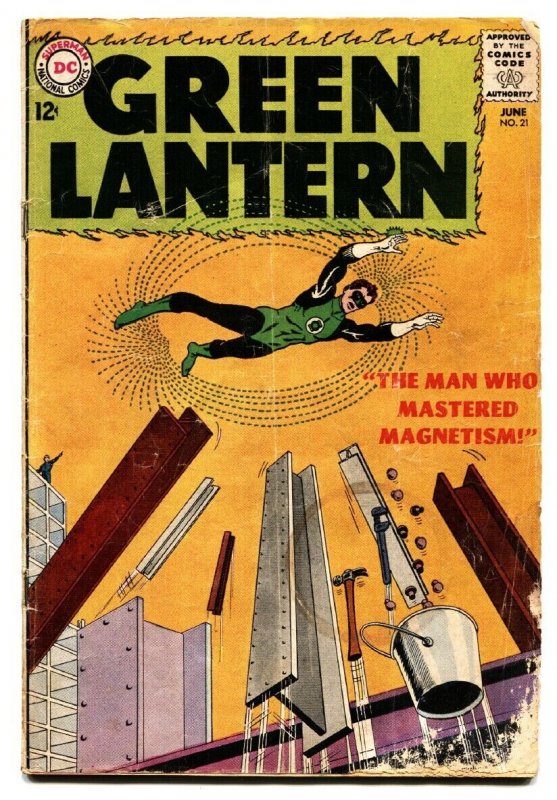 GREEN LANTERN  #21 1963-DC-MAGNETISM-GIL KANE