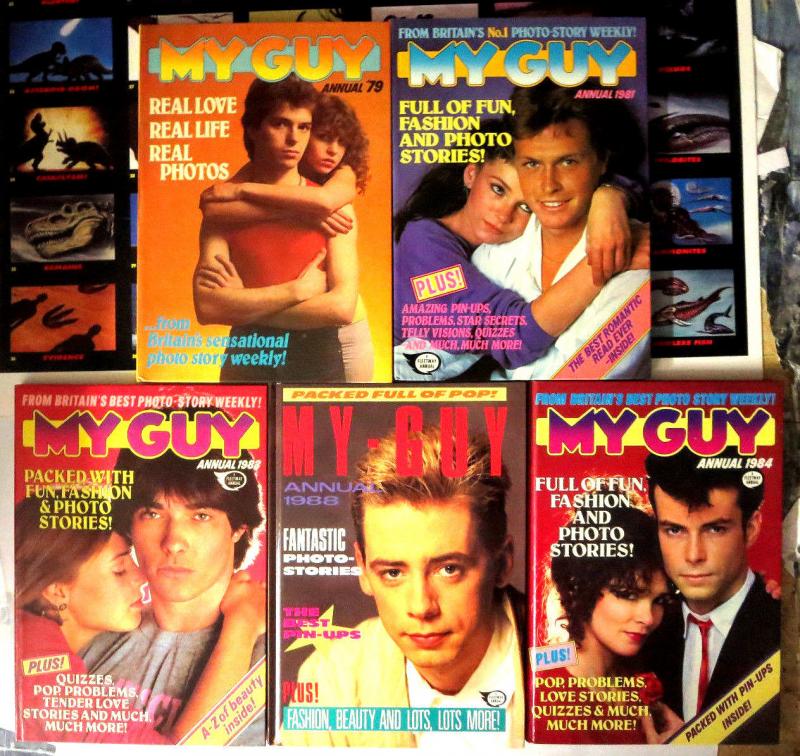 MY GUY - 5 British Annuals IPC Magazines UK Love Life HB Photos VF\+ 1979-1988 