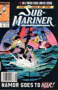 Saga of the Sub-Mariner #3, NM- (Stock photo)